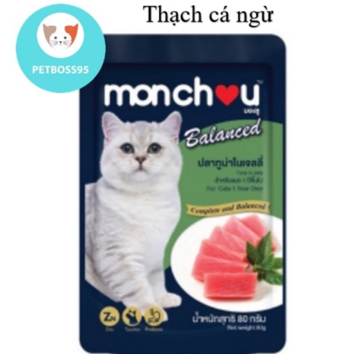 PATE MONCHOU DẠNG NHUYỄN (MOUSE) NỘI ĐỊA THÁI LAN 80G