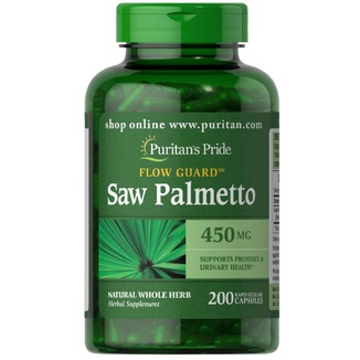 Hỗ trợ đường tiết niệu và tuyến tiền liệt Saw Palmetto 450mg 200v Puritan’s Pride