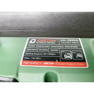 MÁY XỊT RỬA XE DEKTON DK2800A