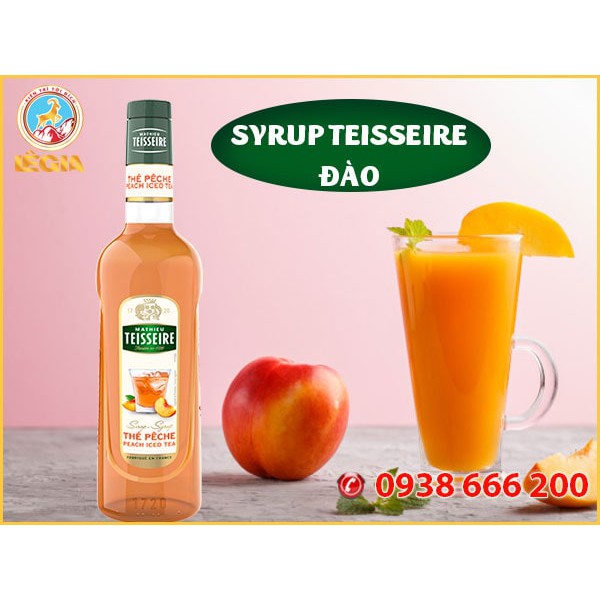 Syrup Teisseire Peach 700ML - Siro Teisseire Đào 700ML