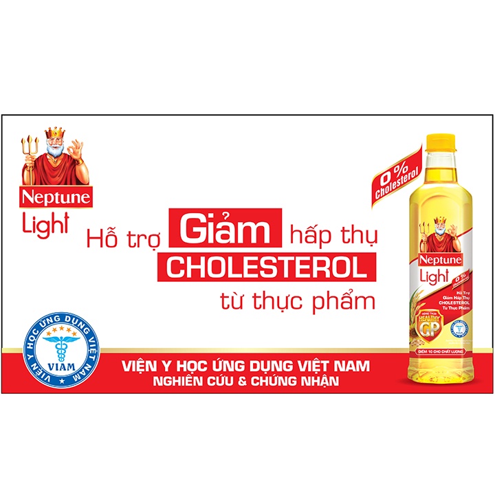 [SenXanh Emart] Combo 2 chai Dầu Ăn Neptune Light 1L date mới nhất