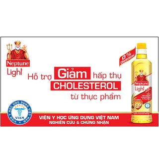 [Combo 3 Chai] Dầu ăn Neptune Light 1L