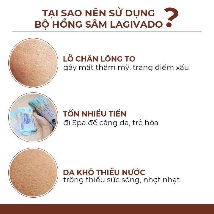 Serum dưỡng trắng da Hồng Sâm Hàn Quốc Lagivado siêu cấp ẩm, trẻ hóa da Dr. Red Ginseng Lifting Serum 30 ml | BigBuy360 - bigbuy360.vn