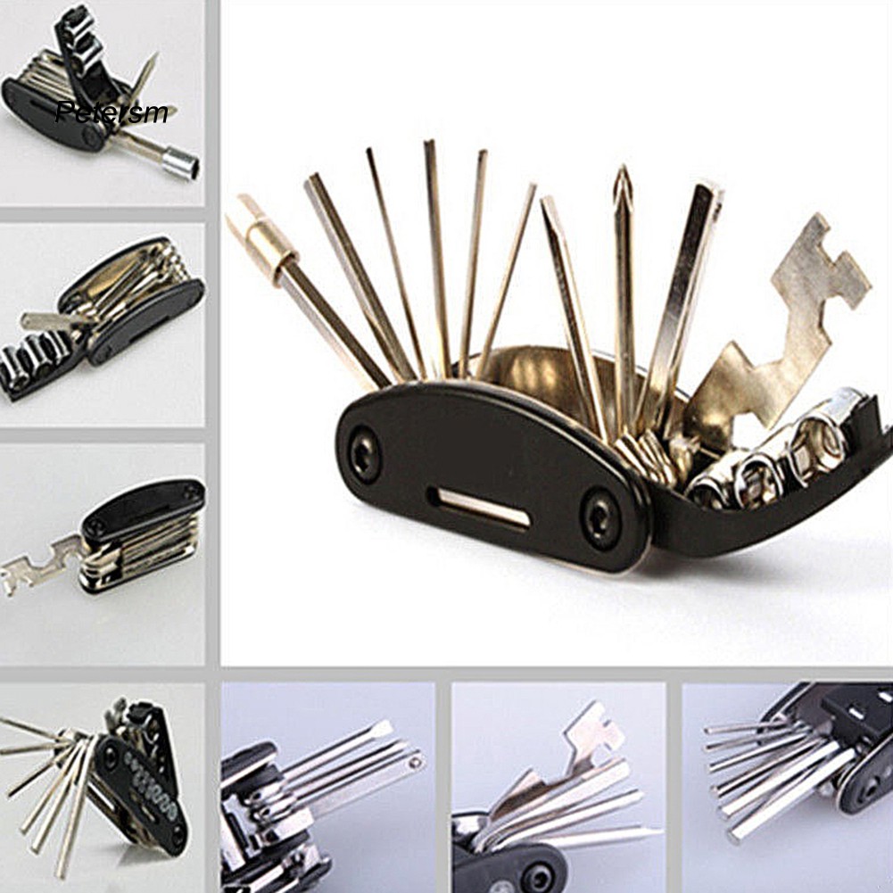 Bộ Dụng Cụ Sửa Chữa Xe Đạp 16 Trong 1 Đa Năng Tiện Dụng
