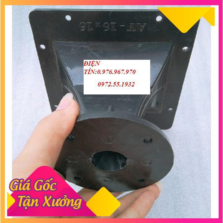 Họng loa treble kèn 450 kích thước  16X16 - GIÁ 1 CHIẾC phễu loa
