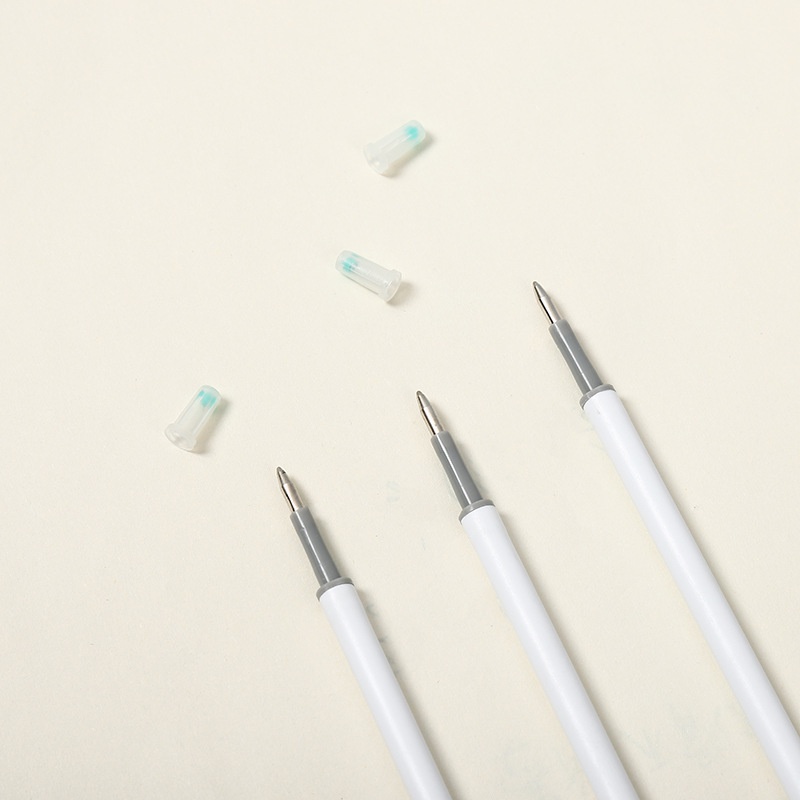 1 Ruột Bút Mực Gel Màu Trắng Đen Ngòi 0.5mm