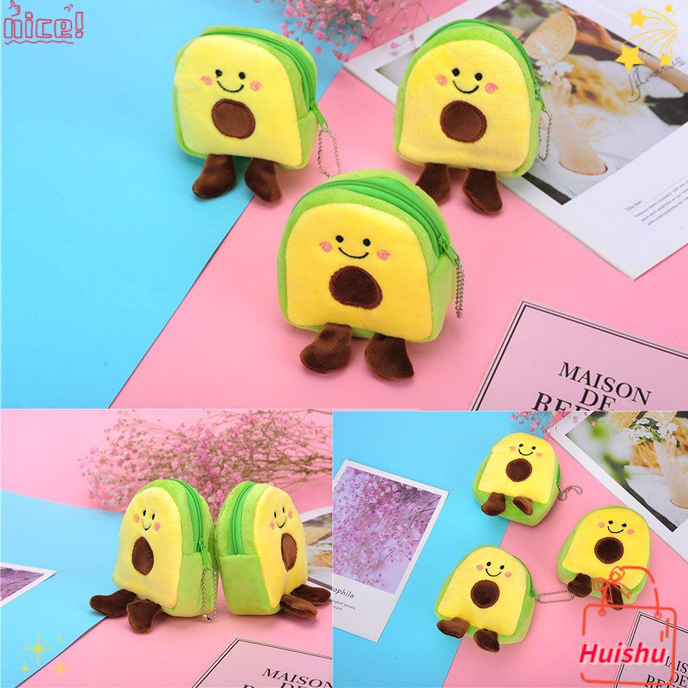 ✣Hs✣ Ví Mini Đựng Tiền Xu Tạo Hình Trái Bơ Dễ Thương