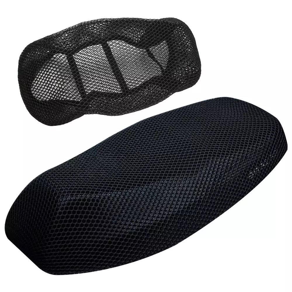 Vỏ Bọc Yên Xe Máy / Xe Đạp Điện Phối Lưới 3d Màu Đen Chống Trượt Thoáng Khí