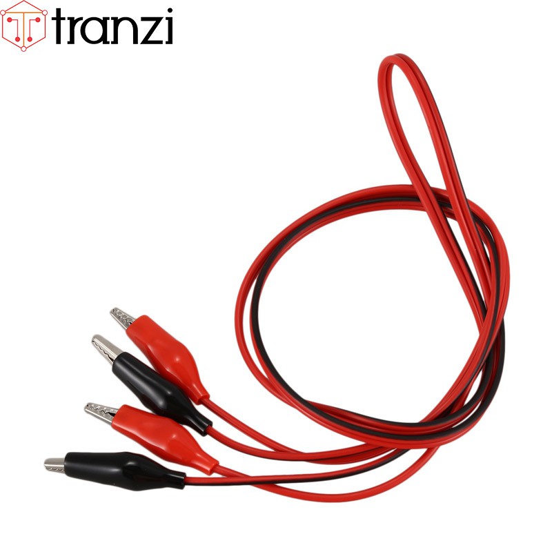 Dây 4 đầu kẹp cá sấu 3.5cm dài 1 mét