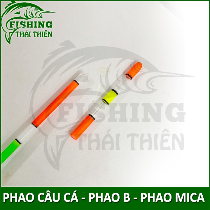 Phao câu cá, Phao B Mica Dùng Đèn Bẻ Sáng