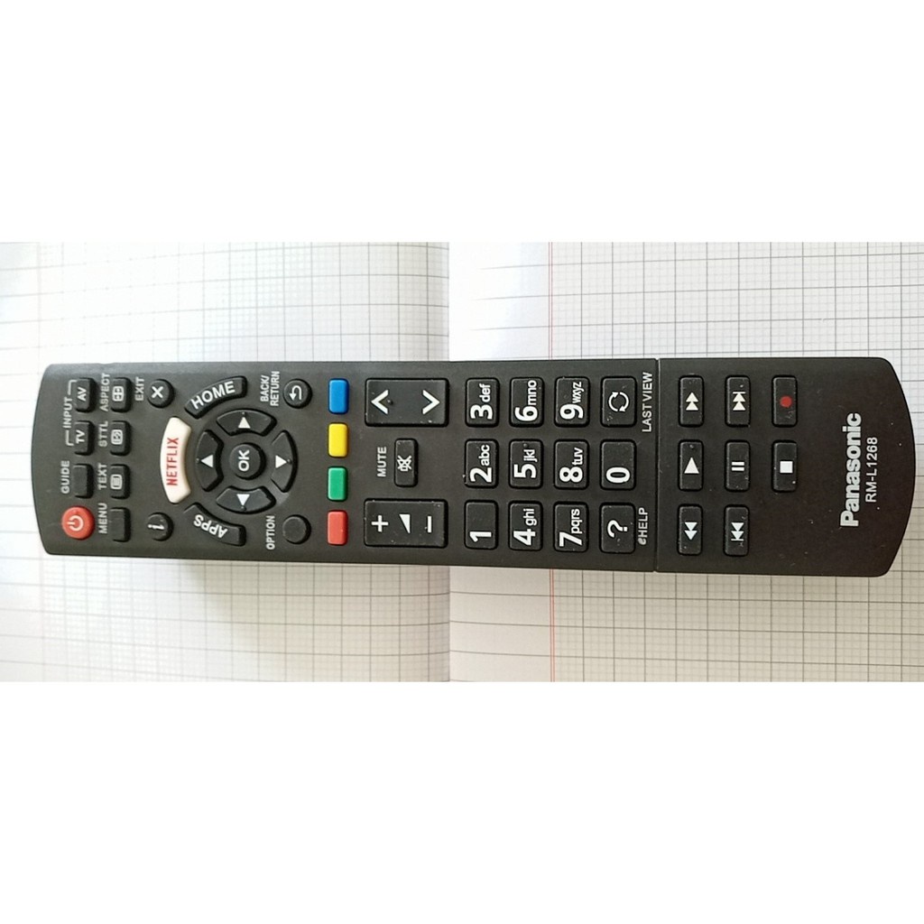 ĐIỀU KHIỂN TIVI PANASONIC SMART INTERNET CÓ NÚT NETFLIX MÀU TRẮNG - TẶNG KÈM PIN -REMOTE  ĐIỀU KHIỂN  TIVI PANASONIC