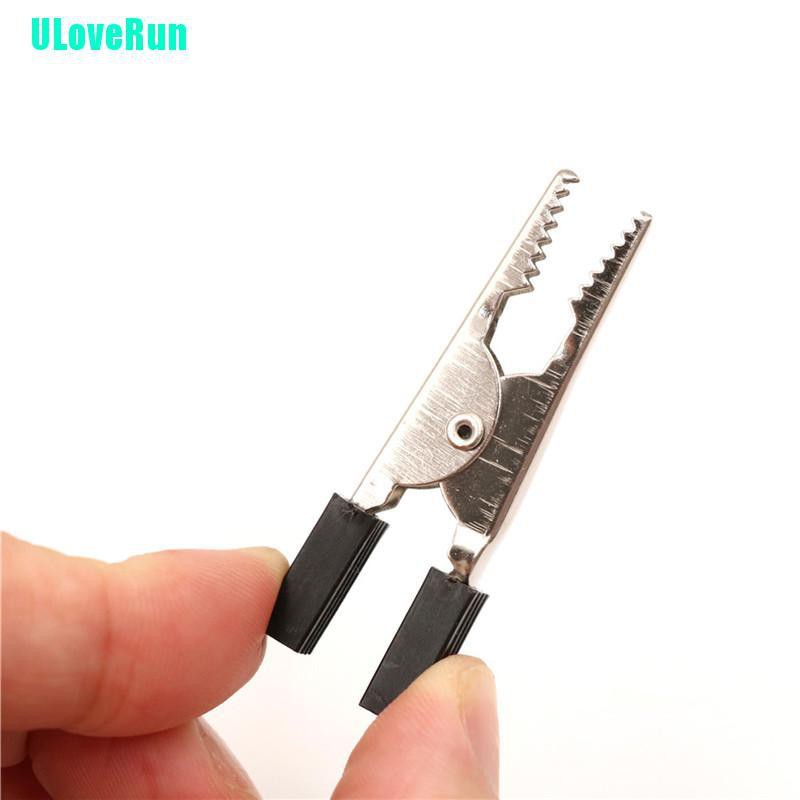 Set 5 Kẹp Cá Sấu Thử Điện 50mm Với Tay Cầm Bằng Nhựa Siêu Bền Tiện Dụng