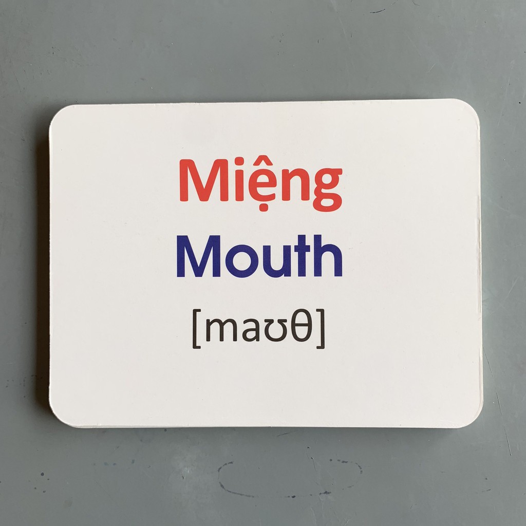 Bộ Thẻ Học FLASHCARDS Song Ngữ Thông Minh Chủ Đề Chữ Cái Tiếng Anh