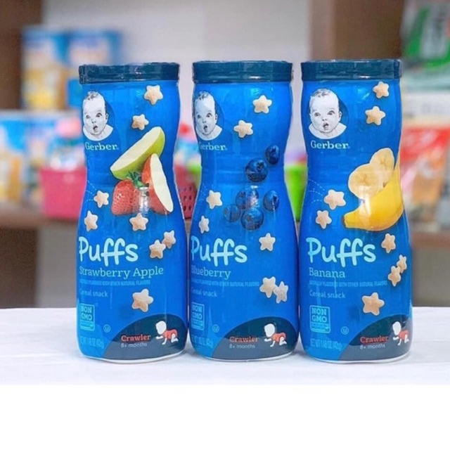 Bánh ăn dặm Gerber sao (Mỹ) cho bé từ 8 tháng