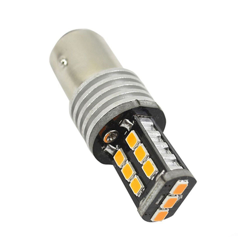 Set 2 Bóng Đèn Tín Hiệu Xi Nhan 15-smd ba15s p21 / 5w Cho Xe Ô Tô