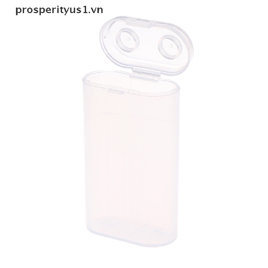 [prosperityus1] Hộp Nhựa Đựng Đồ 2 Phần Chống Nước An Toàn 18650