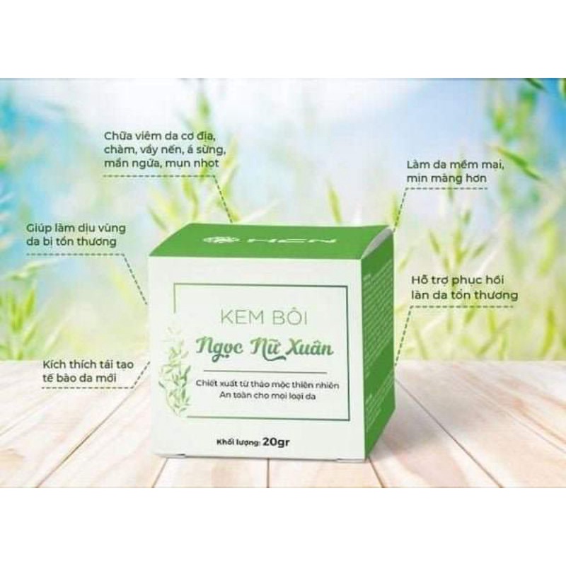 Kem bôi ngứa viêm da hiệu quả ngọc nữ xuân 20g
