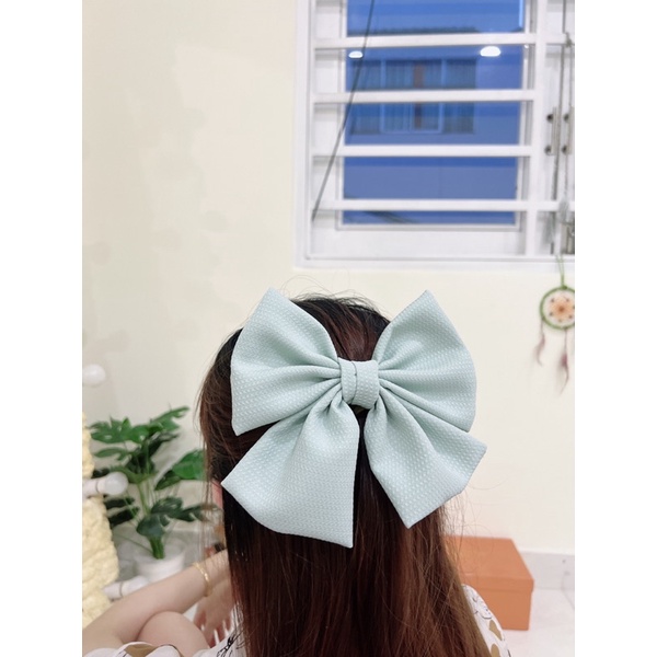 [NAKI SHOP]  Kẹp Tóc Hình Nơ Xinh Xắn Hàn Quốc Cao Cấp
