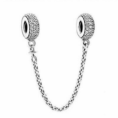 Dây Xích Mạ Bạc 925 Tự Làm Vòng Tay An Toàn