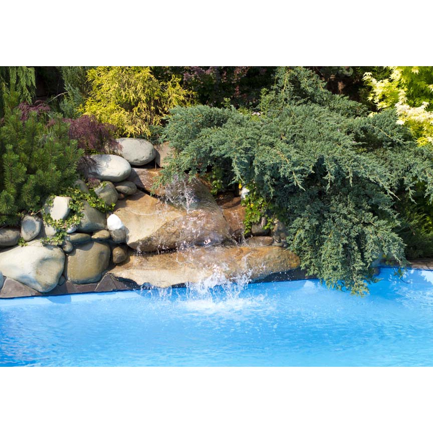 Tranh 3d thác nước chảy trong lành hiền hòa vô tình tạo ra bức tranh phong thủy vô cùng ngoạn mục