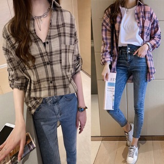 Sơ mi kẻ mã 256
