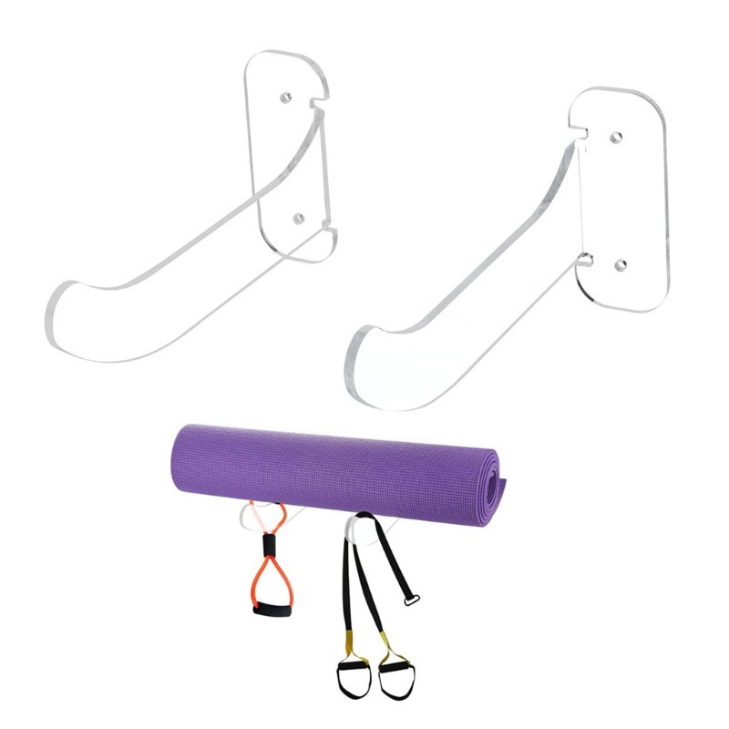 Giá Đỡ Thảm Tập Yoga Gắn Tường Bằng Acrylic Tiện Dụng