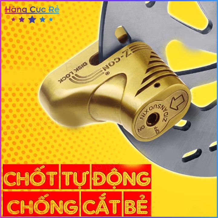 KHÓA THẮNG ĐĨA CHỐNG TRỘM XE MÁY Z-CON ZORO