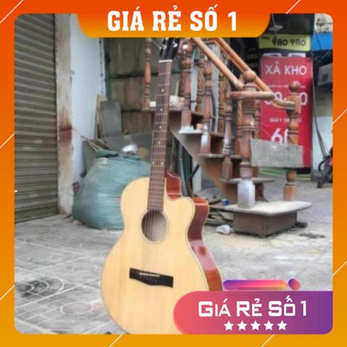 ĐÀN GUITAR CÓ TY,guitar acoustic ET-75SV cho người mới tập chơi bảo hành 12 tháng (shopmh59)