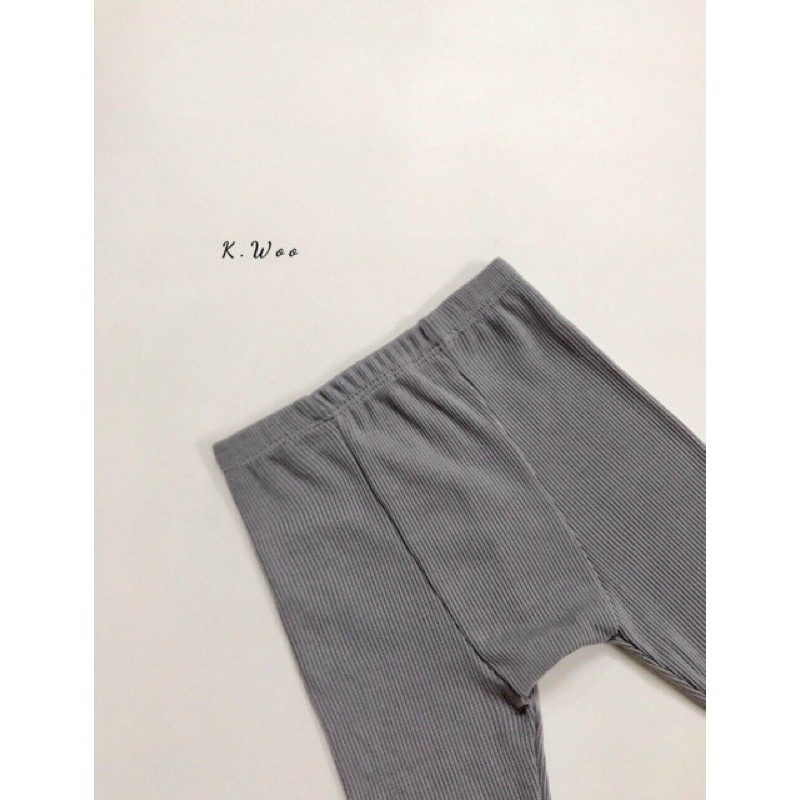 Quần chục thun gân đáp mông giữ ấm cho bé hàng loại 1