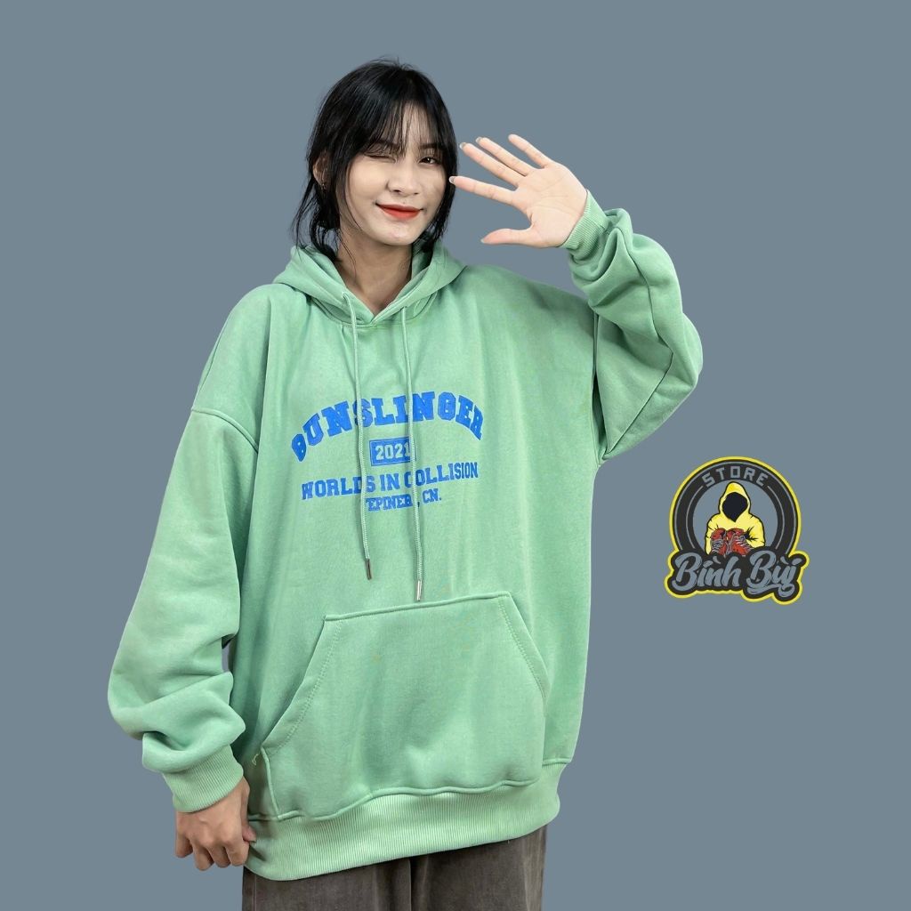 Áo Hoodie Nam Nữ Unisex Bình Bùi Store Chất Nỉ Bông Form Rộng Cao Cấp Phong Cách Hàn Quốc | BigBuy360 - bigbuy360.vn