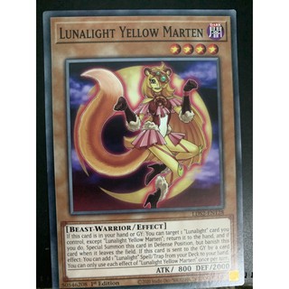 bài yugioh: lunalight yellow marten