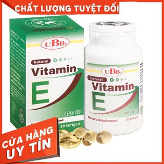 UBB VITAMIN E 400 IU – Hỗ trợ bổ sung vitamin E giúp chống oxy hóa