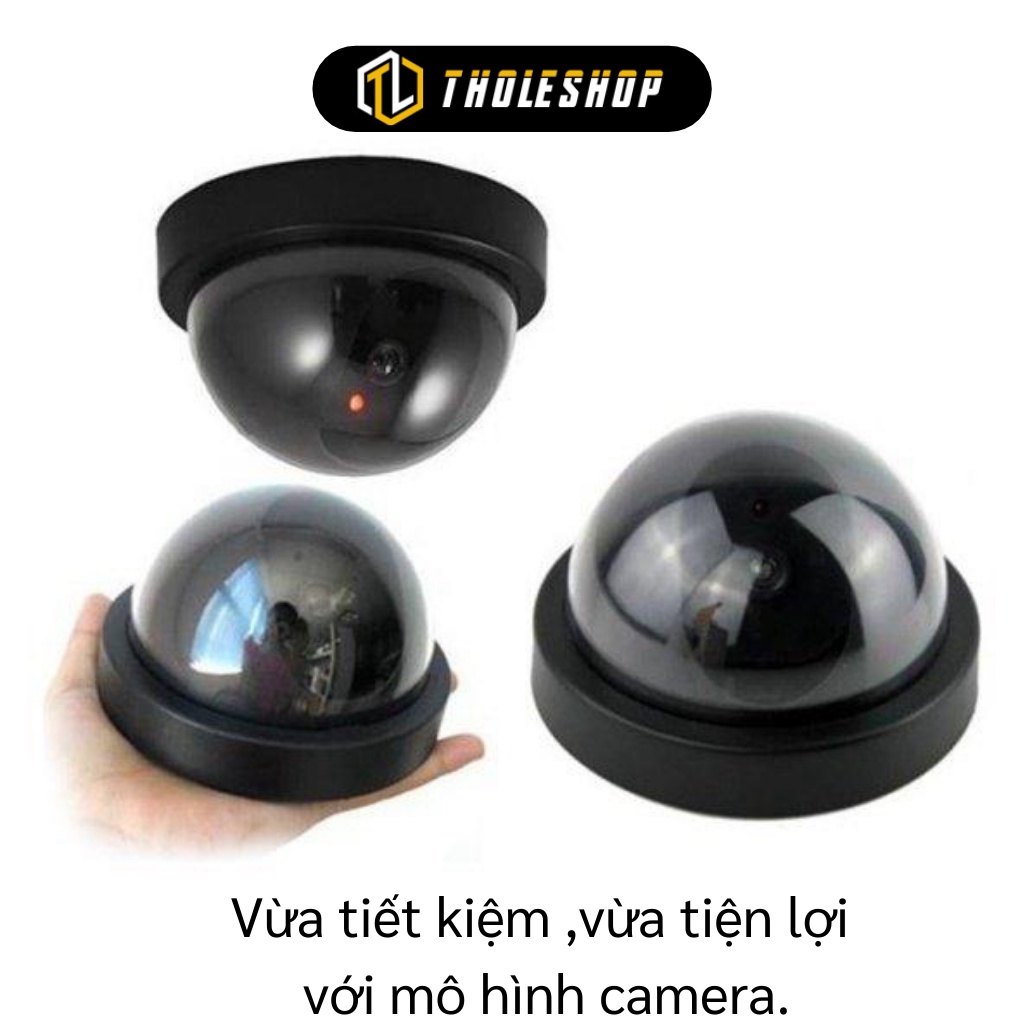 Camera Giả - Camera Dáng Tròn Mô Hình Chống Trộm Có Đèn Led Cảnh Báo 4039