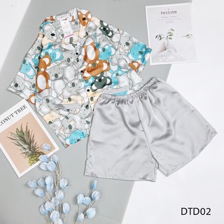 Bộ đùi lụa satin hàng cao cấp, có size