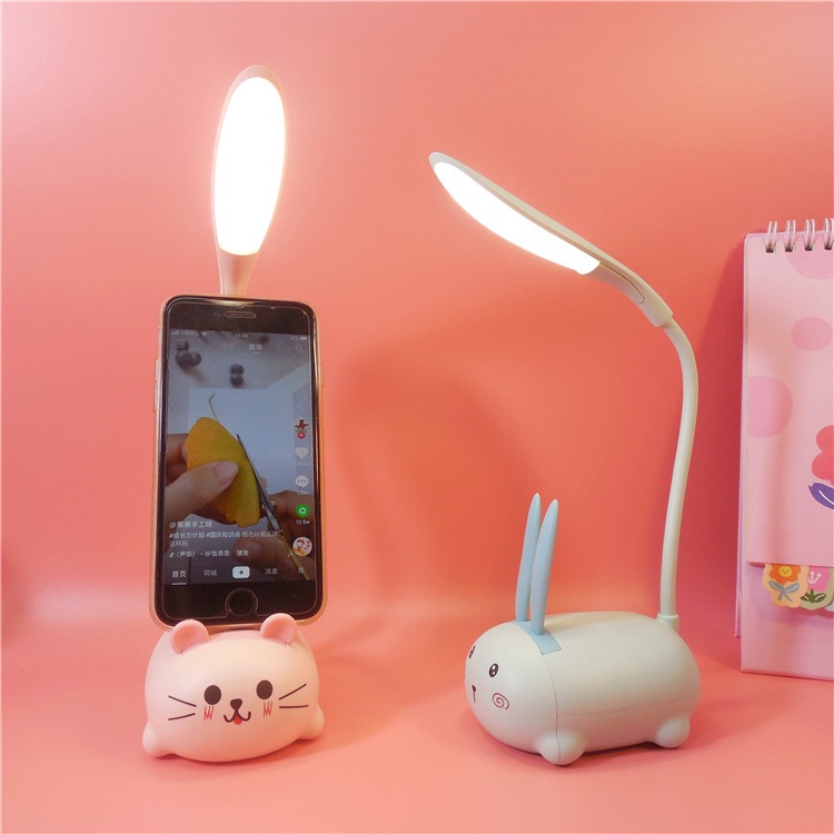 Dễ Thương Đèn Led Để Bàn Bảo Vệ Mắt Sạc Usb Hình Hoạt Hình Đáng Yêu