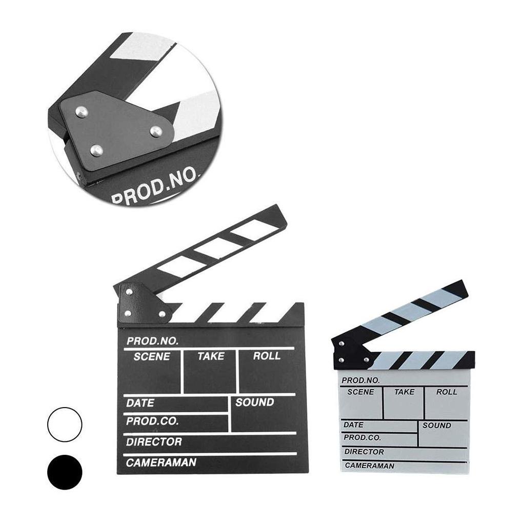 Clapboard Clapboard Phim Ảnh Bằng Gỗ Màu Đen