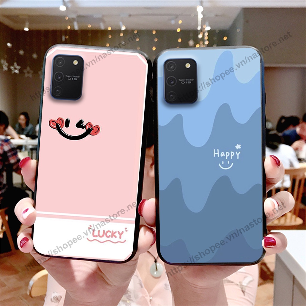 Ốp lưng Samsung S10 Lite / NOTE 10 LITE mặt cười, họa tiết caro đơn giản đẹp cute