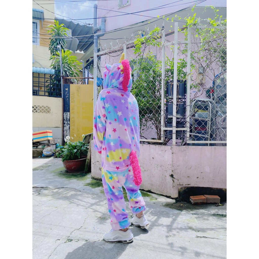 Bộ đồ thú unicorn 💥FREESHIP 💥giảm 20k khi nhập bộ đồ hình thú Có sẵn