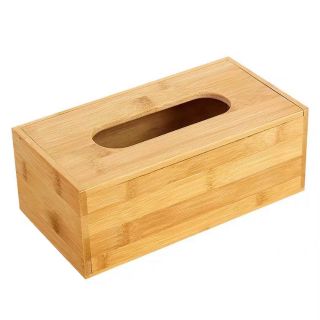 Hộp đựng giấy ăn tre cao cấp
