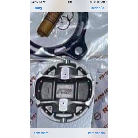 Lòng 65 trái fin + full bộ