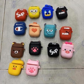 Ốp tai nghe Airpod 1/2 dẻo màu thời trang