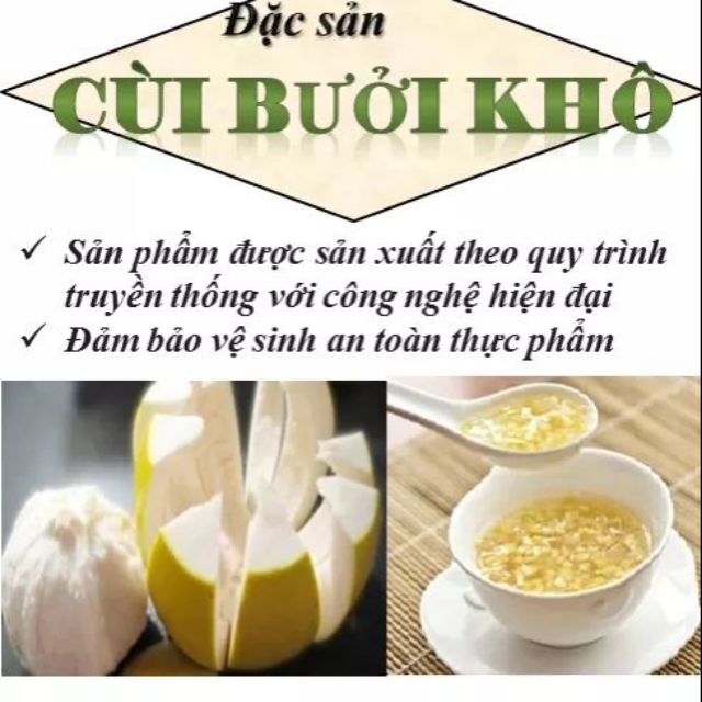 Cùi bưởi khô nấu chè