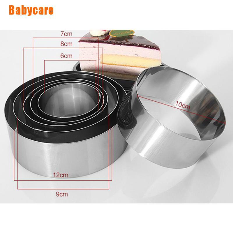 1 Bộ Khuôn Cắt Bánh Quy Hình Tròn Bằng Thép Không Gỉ Diy