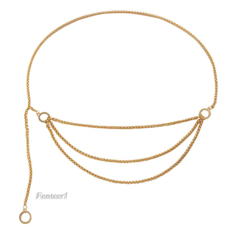 Thắt lưng kim loại nhiều lớp cho nữ