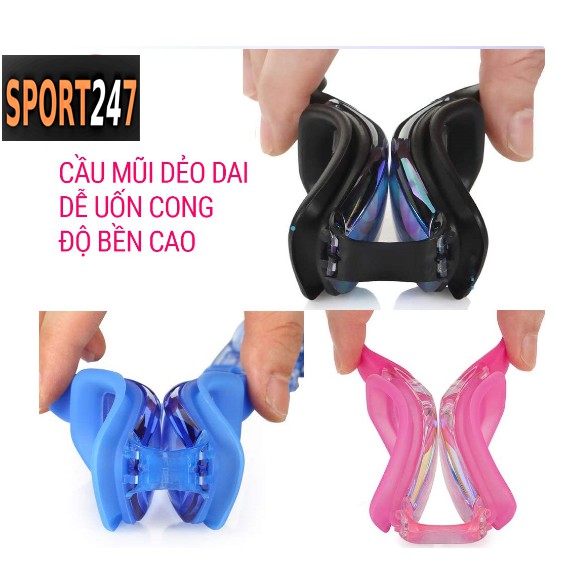 kính bơi người lớn, trẻ em cho bé, bơi cận tráng gương chống tia UV, mắt trong speedo, view, phoenix