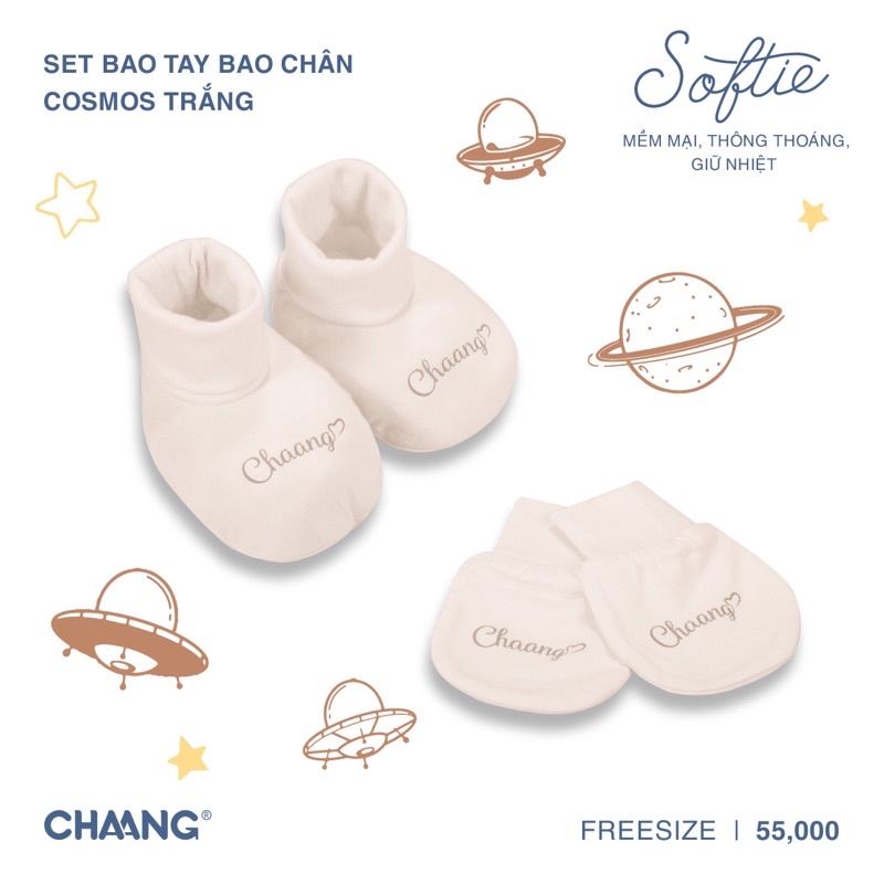 Chaang set bao tay bao chân cho bé AW2022D13