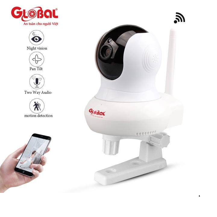 [Giá Sốc] [MADE IN VIỆT NAM]Camera Global IP Wifi W1 1.0M 720P HD Chính hãng