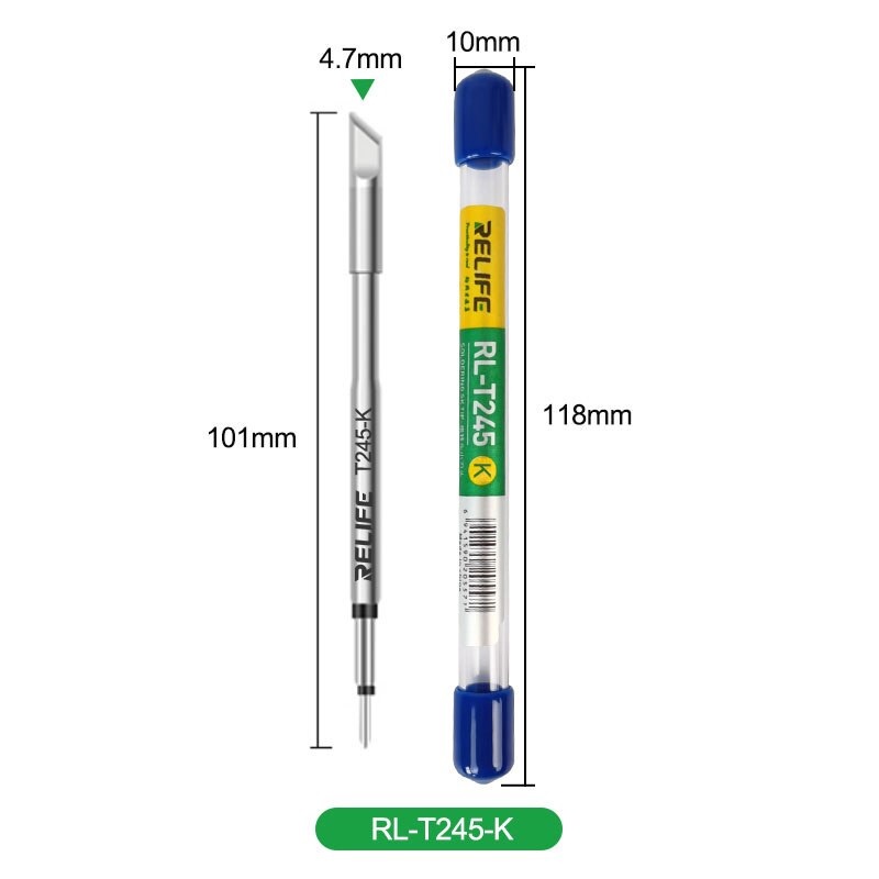 Mũi hàn C245 / T245 dùng cho máy hàn T245, Leiso T12-11, Aixun T3A, Jabe