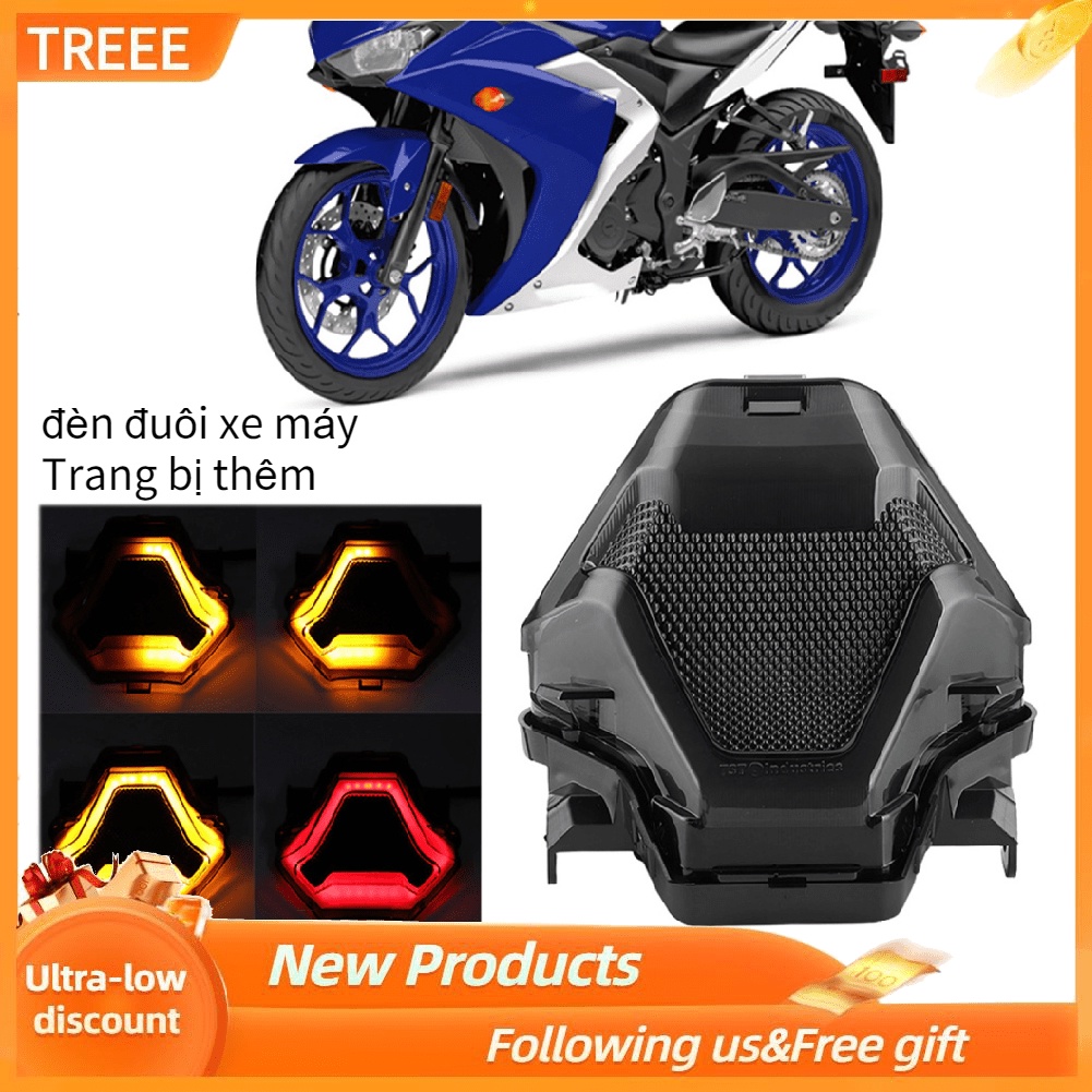 Đèn LED gắn sau cho xe Yamaha Yzf R3 R25 Y15Zr Mt07 Fz07 Lc150