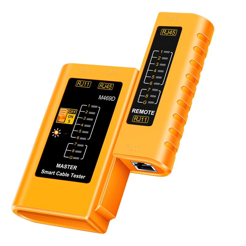Thiết Bị Kiểm Tra Cáp Mạng Chuyên Nghiệp M469D RJ45 RJ11